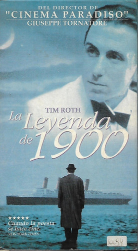 La Leyenda De 1900 Vhs Tim Roth Giuseppe Tornatore