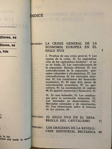 En Torno A Los Orígenes De La Revolución Industrial Hobsbawm (Reacondicionado)