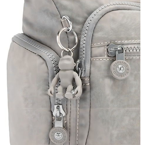 Crossbody Kipling Gabbie para mulheres, cinza cinza, tamanho M de