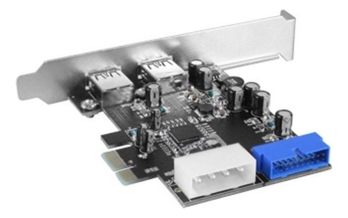 Vantec 4 Puertos Usb 3.0 Pcie Con Tarjeta Host Interna De 20 Pines (ugt-pc345)