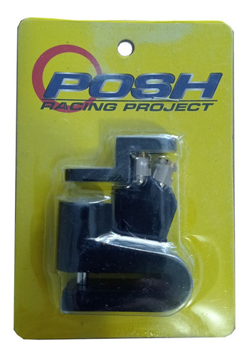 Imagen 4 de 5 de Candado Moto Freno Disco Universal Seguridad Posh Racing