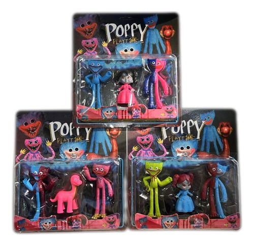 Muñecos Poppy Playtime Huggy Wuggy Kissy Misprecio X Unidad 