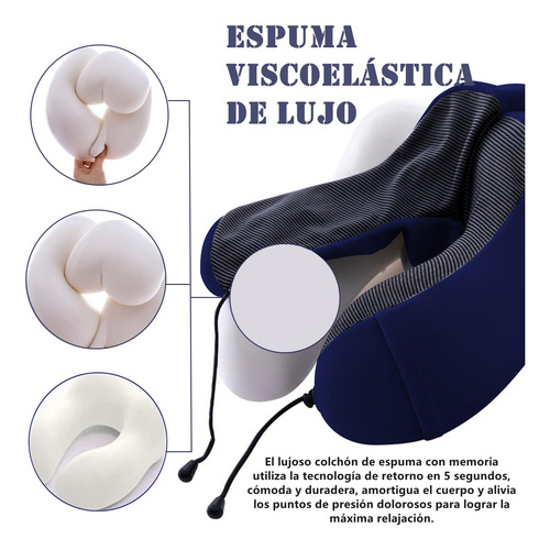 Almohada De Viaje Para Cuello Suave, Almohada De Cuello De
