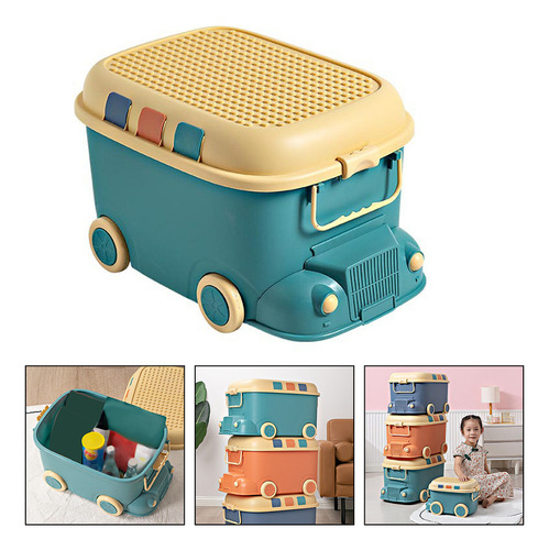 Contenedor De Juguetes Para Niños, Caja De Almacenamiento De
