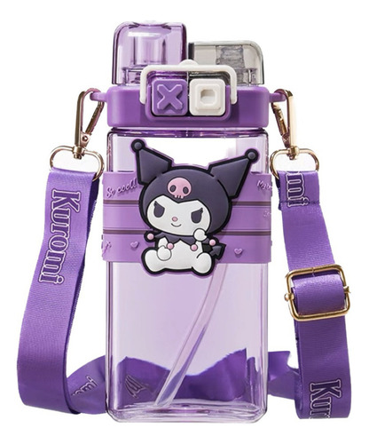 Garrafa De Água Portátil Sanrio Kuromi 520 Ml B .