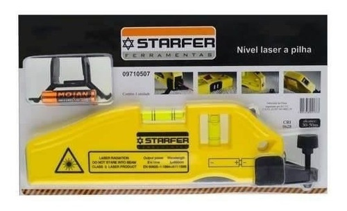 Nível Laser A Pilha Cruz 3-5m Starfer