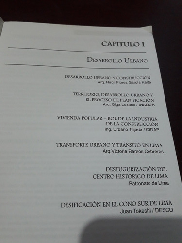 Libro Primera Convencion De La Construccion Sencico (Usado)