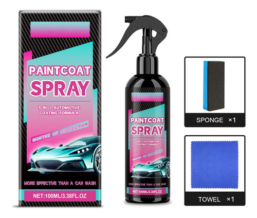 Set De Pintura En Aerosol Para El Cuidado Del Coche, Cerámic