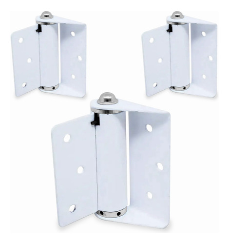 Dobradiça Com Mola Zeus Porta Corta Fogo Branco Kit 3 Un