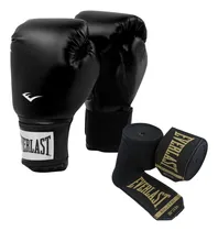 Comprar Set Boxeo Guantes Everlast Pro Style Vendas Algodón 4.57m