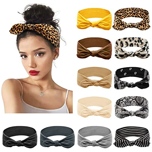 Diademas Con Lazo Huachi Para Mujer, Elásticas Para Cabello,