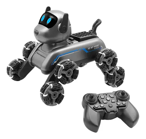 Perro Robot Inteligente 2025 Con IA – Mascota Robótica Realista Que Camina, Ladra Y Responde Al Tacto, Regalo Para Adultos Y Niños