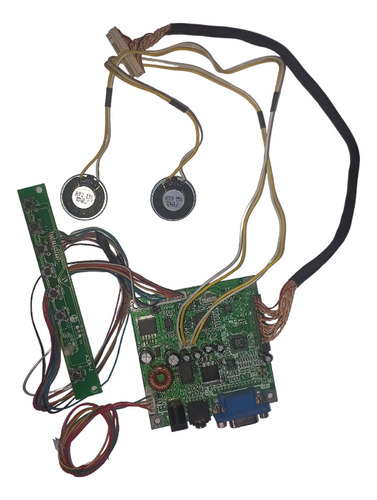 Placa Main+botonera+parlantes Monitor Compatible Lze-568 202