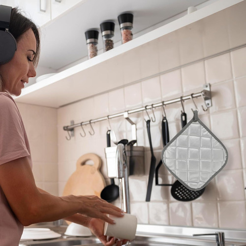 5 Soportes Para Ollas Para Cocina, De Algodón, Almohadillas