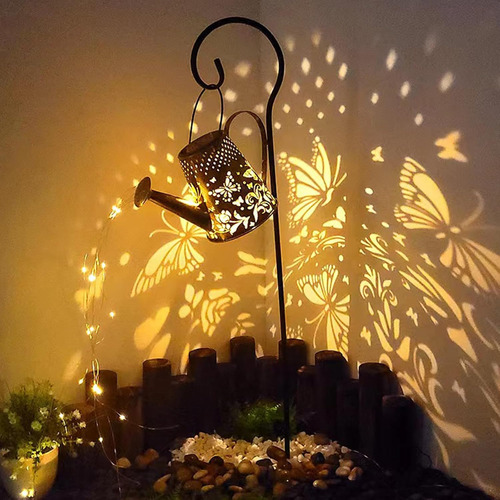 Luces Solares Para Regadera De Jardín Al Aire Libre, Luz Led