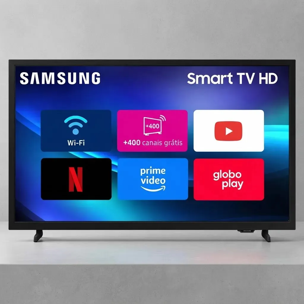 Smart Tv H5000f Hd 32 Polegadas 2025 Preto Samsung Bivolt