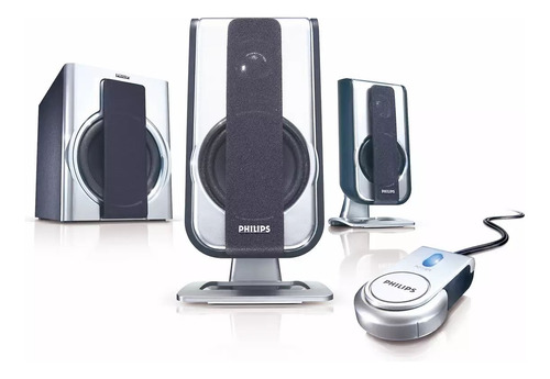 Multimedia Speaker System Philips Spa 7300/00 Con Subwoofer