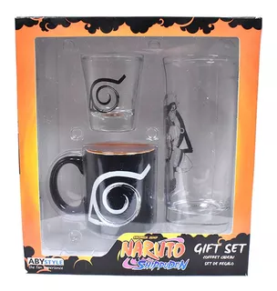Juego De Vasos Naruto Shipuden Naruto 3pc Drinkware Set