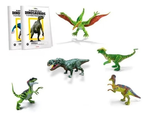 Imagen 1 de 7 de Clarín Colección Natgeo Dinosaurios Set 3 De 5 Fascículos