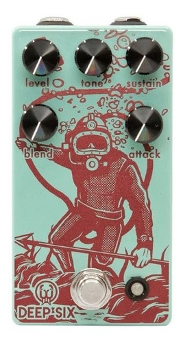 Imagem 2 de 4 de Pedal Deep Six Compressor V3 Walrus Audio