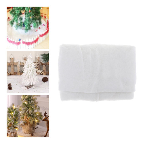 * Rollo De Manta De Nieve Navideña, Nieve Falsa, 150cmx40cm