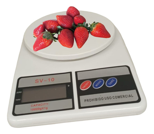 Balanza Digital De Cocina Ingred 1g A 10kg Pila Incluida