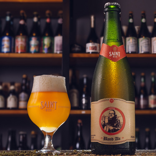 Cerveja Saint Bier Blond Ale Espeaciais Do Mongo - 750 Ml
