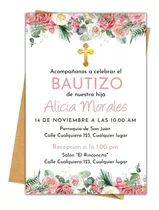 Busca invitaciones para bautizo a la venta en Mexico.  Mexico