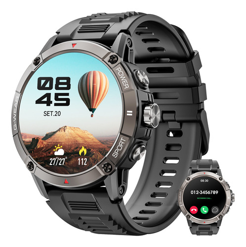 Smartwatch Deportivo Para Hombre Brújula Llamado Bluetooth