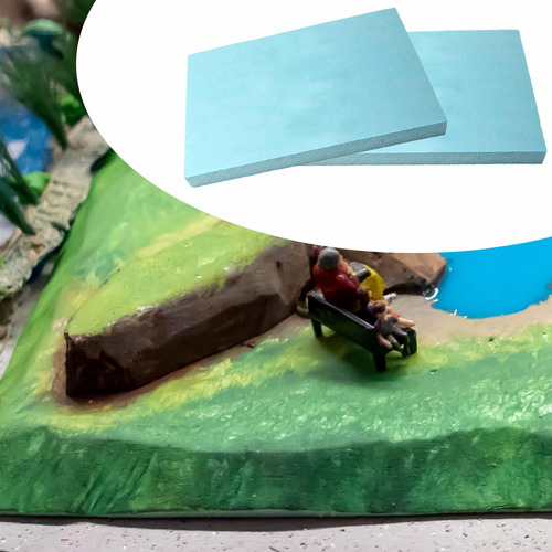 Landscape Building Models Diy Accessories 2pcs 300*400*50mm