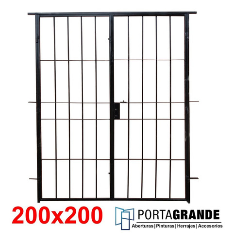 Reja Para Ventana 200x200 Barrote Hierro Del 12