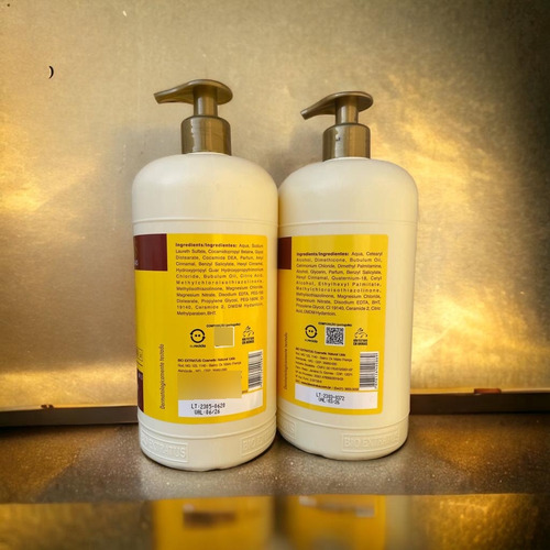 Kit 1 Shampoo 1 Condicionador Bio Extratus Maciez Tutano 1 L