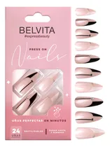 Comprar Kit Uñas Postizas Autoadhesivas Press On Tips Decoradas Gel