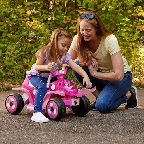Minnie Mouse Cuatrimoto Rosa Disney Junior Huffy 6v / U