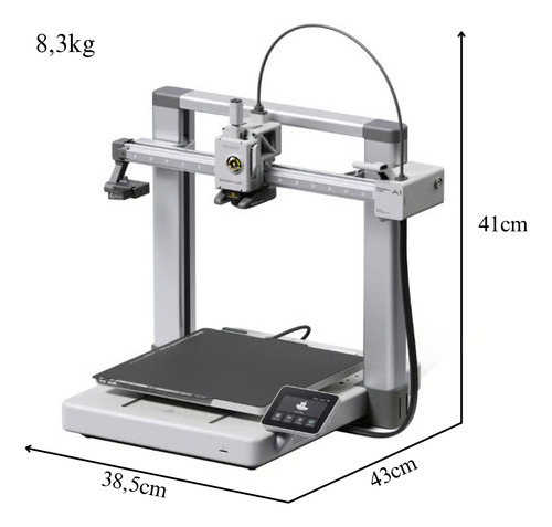 Impressora 3d A1 C/ Ams Lite Fdm Display Touch Bambu Lab Biv