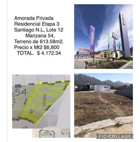 Terreno En Venta En Amorada Privada Residencial