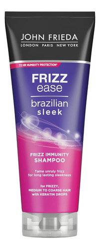 Shampoo Frizz Ease Brazilian Sleek Jhon Frieda 250 Ml