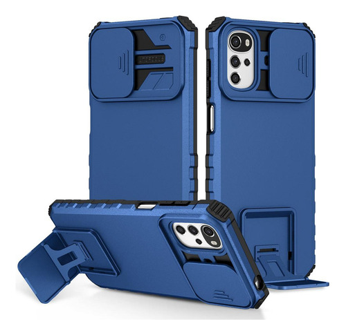 B Funda De Teléfono Con Soporte Para Motorola E32 E40 E30