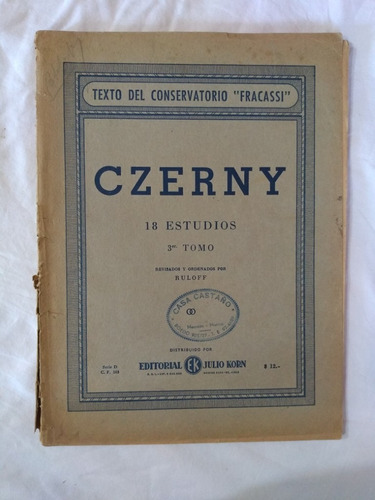 Czerny - 18 Estudios - Ruloff - Julio Korn