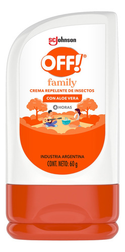 Repelente Para Mosquitos Off Crema X60 Grs