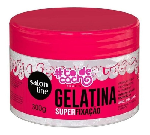 Gelatina Todecacho Super Fixação Salon Line 300g Original