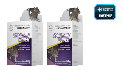 Racumin Super (paquete De 2) Rodenticida Pellets Bayer