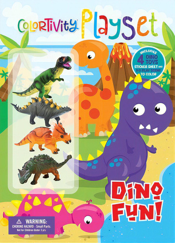 Dino Fun! Playset: Colortivity Playset, De Editors Of Dreamtivity. Editorial Dreamtivity, Tapa Blanda En Inglés