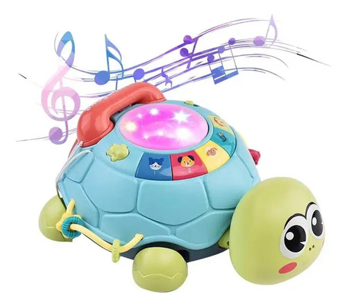 -juguetes Musicales Para Bebés Que Arrastran Tortugas, Jugue