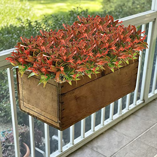 Uieke 6pcs Plantas Artificiales Para Exteriores Resistentes