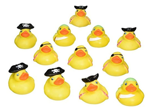 Novedad De Rhode Island 2 Pirata Patitos De Goma 12 Pcs Por