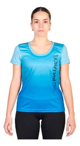 Remera Bullpadel Padel Mujer Beth Celeste Cli