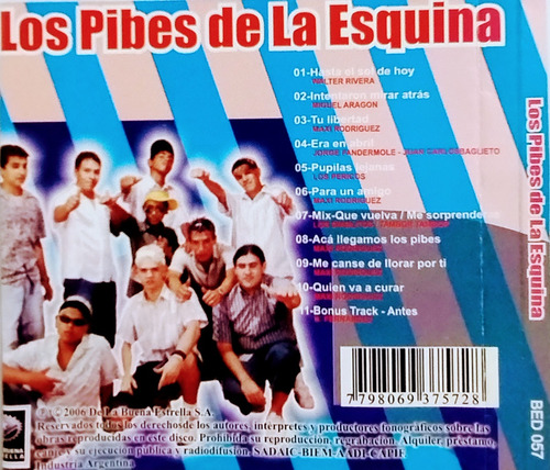Los Pibes De La Esquina Cd Nuevo Acá Llegamos Los Pibes