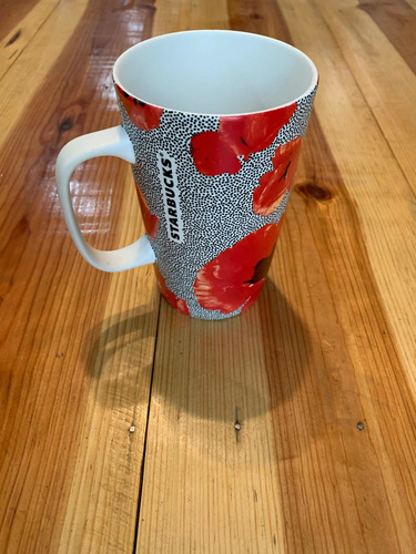 Vaso Taza Starbucks Cerámico Clásico 473ml Flor De Loto (Usado)