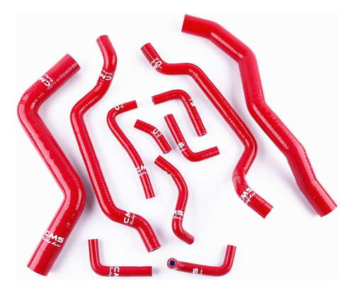 Red Silicone Radiator Hose For 1995-1999 Mitsubishi Eclips